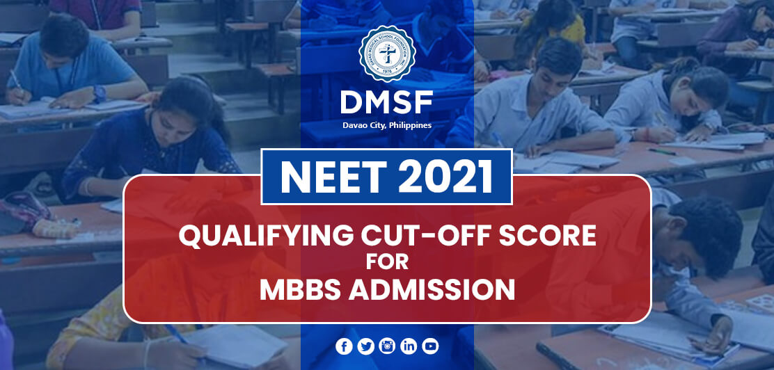 NEET 2021: Qualifying cut-off score for MBBS admission