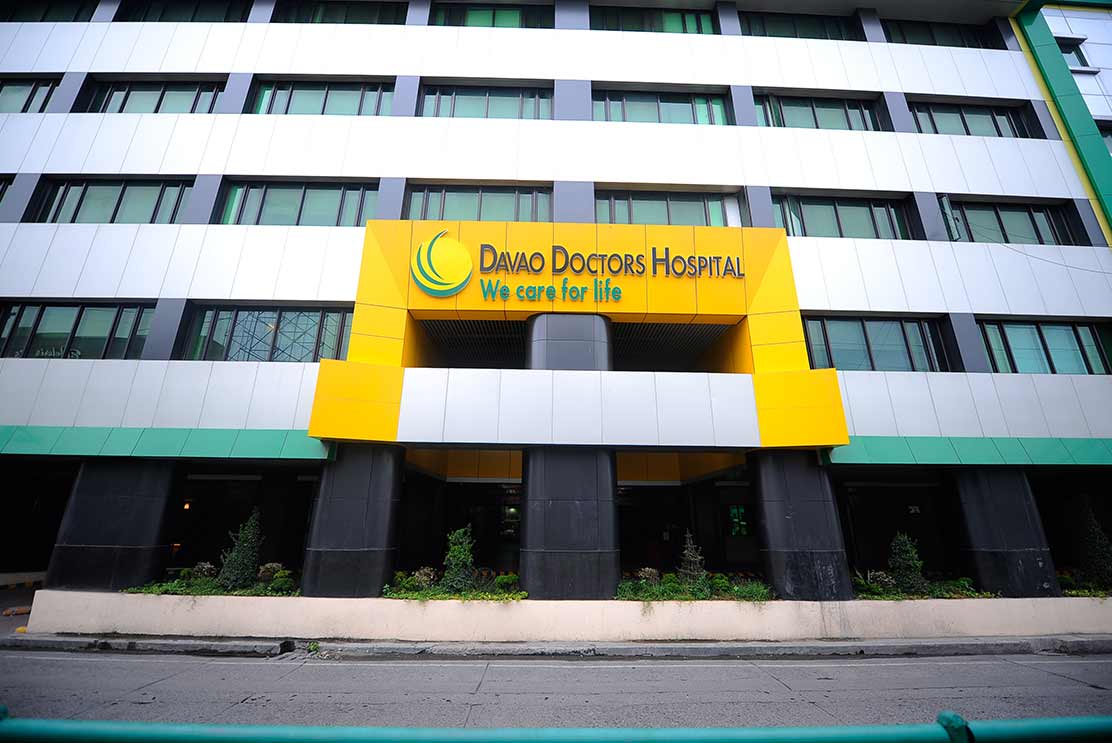 DMSF associated hospital: Davao Doctors Hospital