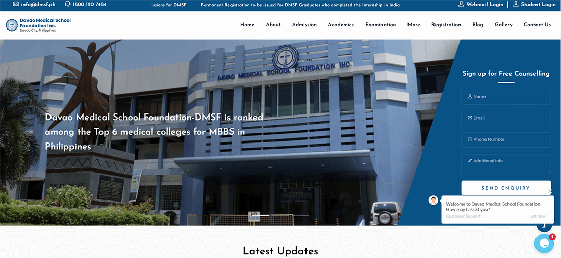 Davao Medical School Foundation Official Website
